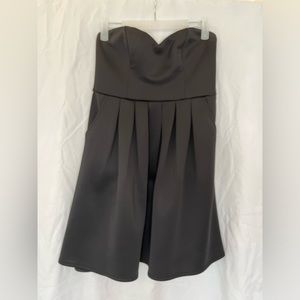 Lulus Black Strapless Dress with pockets!!!